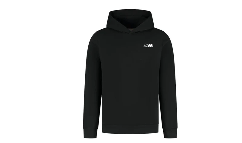 Sudadera con capucha negra OEM 80145B70CC7 para BMW. Tallas XS a XXL. Válido para BMW. Original BMW.
