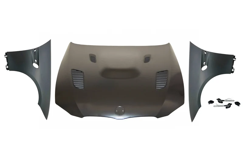 Capó Y Aletas BMW E92 / E93 Look M3 ´06-14 Black Led indicator