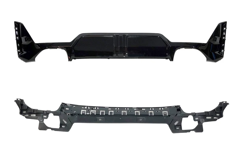 Difusor Trasero BMW G20 / G21 LCI Look M Performance Brillante Negro