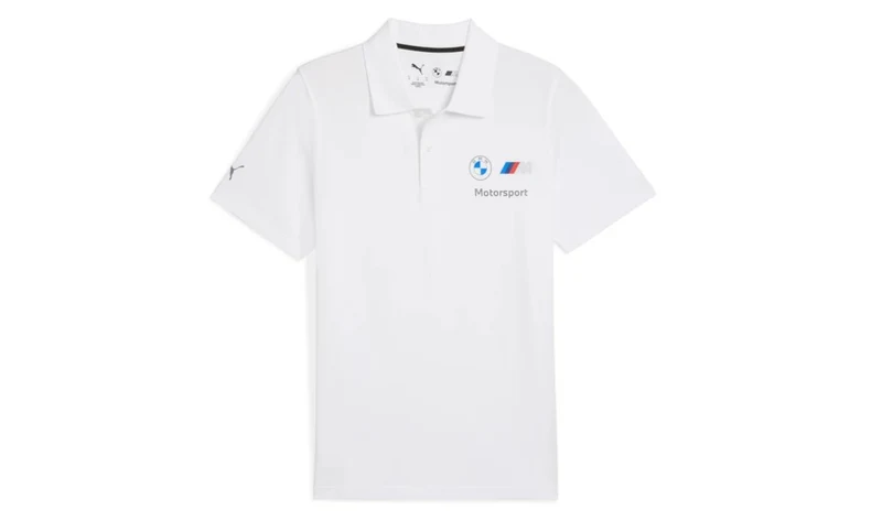 Polo blanco talla XL para hombre OEM 80145B6CBD3 válido para BMW. Original BMW.