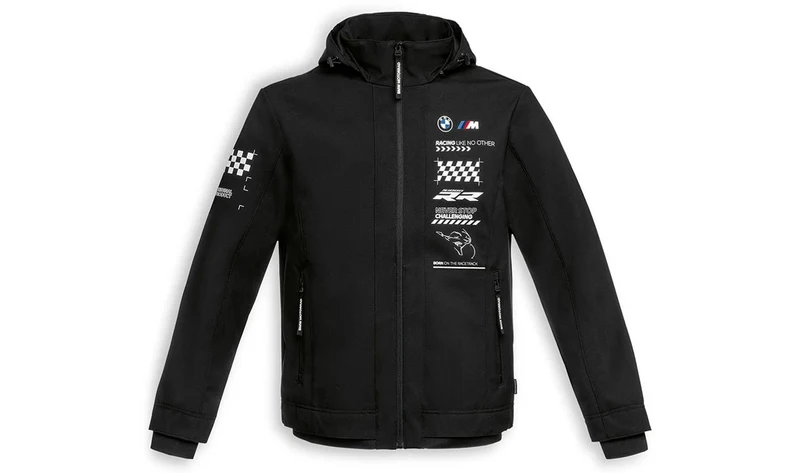 Chaqueta deportiva softshell Motorsport negra/roja talla S OEM 76615A81611 válido para BMW Original BMW Motorrad