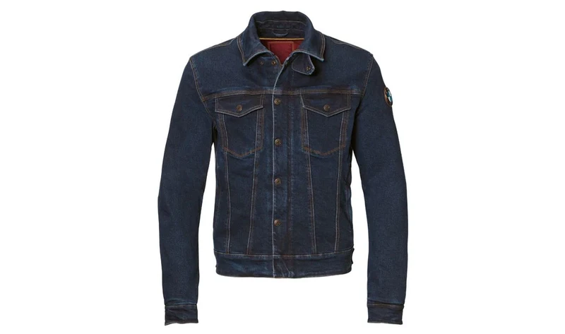Chaqueta vaquera RoadCrafted 100 Years Slim azul talla XS OEM 76117913771 válido para BMW Motorrad Original BMW Motorrad