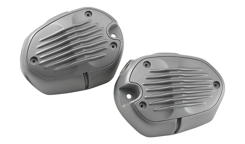 Tapa de culata 2V derecha plata Nürburg OEM 77128394396 para motos BMW R nineT, R nineT Pure, Scrambler, Racer, Urban G/S. Original BMW Motorrad