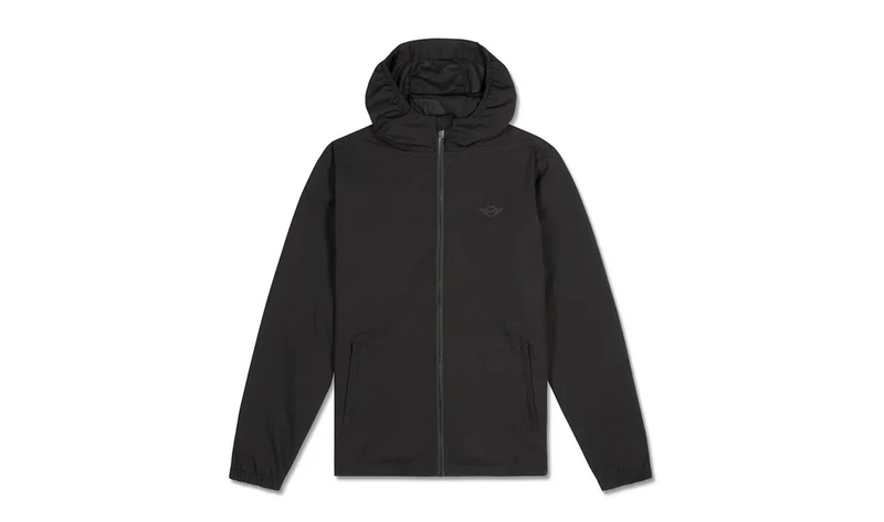 Chaqueta MINI con capucha para hombre negra talla XL OEM 80145B54F23 válido para MINI. Original MINI.