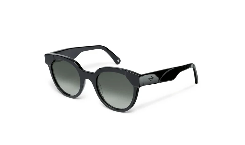 Gafas de sol MINI Cut Out-Panto negras con lentes verde oscuro degradado OEM 80255B32115, válido para MINI. Original MINI.