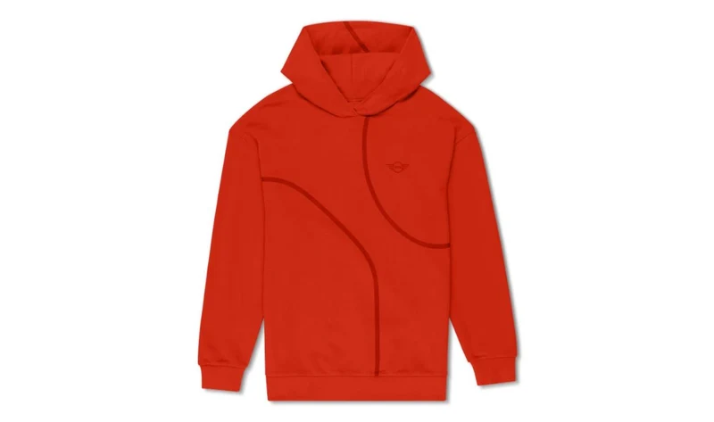 Sudadera con capucha hombre talla XL color Rebel Red OEM 80145B32078 válido para MINI Original MINI