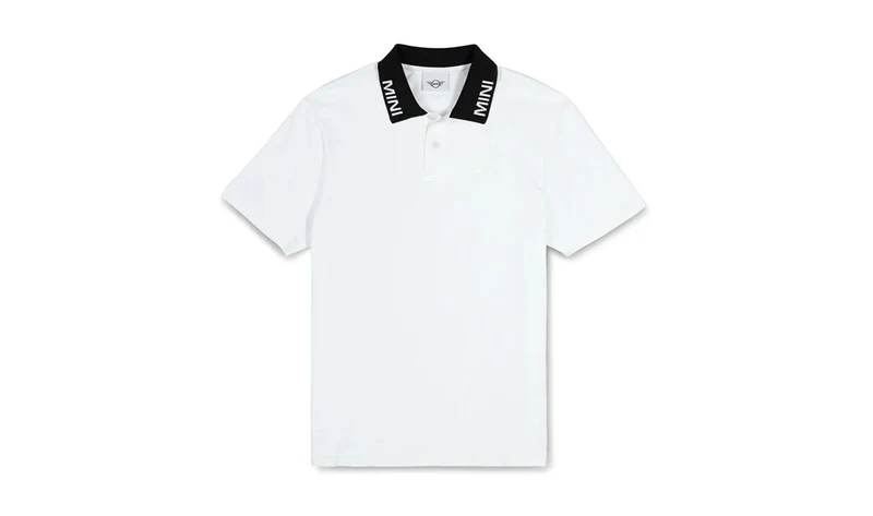 Polo MINI hombre blanco talla L OEM 80145B54F10 válido para MINI. Original MINI.