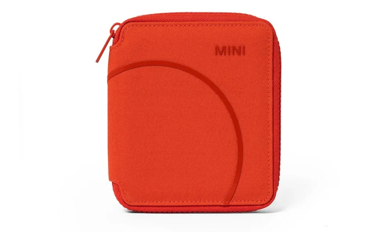 Billetera con estampado de contorno Rebel Red talla única OEM 80215B320C2 válido para MINI. Original MINI.