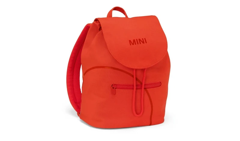 Mochila MINI Outline Print Rebel Red 11 l OEM 80225B320C5 válido para MINI, repelente al agua. Original MINI