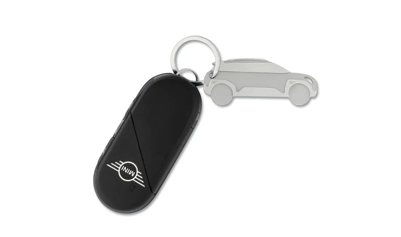 Llavero MINI Aceman color plata OEM 80275B320E9 válido para MINI. Original MINI.