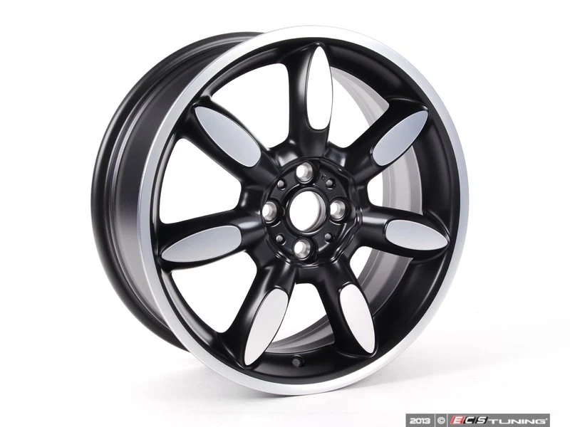Llanta de aleación 7Jx17 ET48 alto brillo plata OEM 36116773800 para MINI R50, R53, R56, R55 Clubman, R52 Cabrio, R57 Cabrio, R58 Coupé, R59 Roadster... y más. Original MINI.