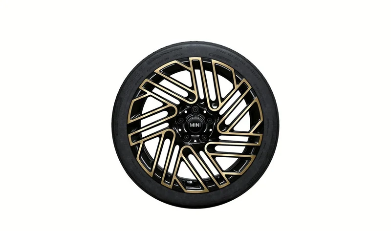 Llanta de aleación 18" 8J ET54 Untold Spoke 665 bicolor negro/pulido OEM 36111544061 para MINI Clubman F54 LCI (2018-2024). Original MINI.