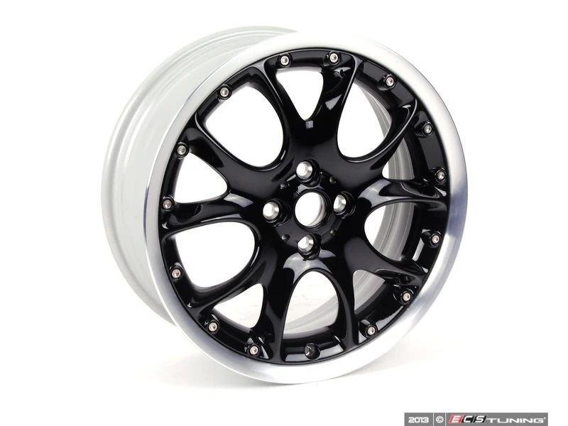Llanta de aleación 7Jx17 ET48 negra (2 piezas) OEM 36116787710 para MINI R50, R53, R56, Clubman R55, Cabrio R52/R57, Coupé R58, Roadster R59... y más. Original MINI.