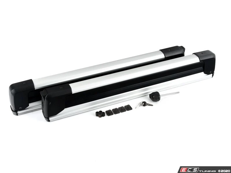 Portaesquís y portatablas de snowboard de techo extensible lateral con cierre antirrobo OEM 82722326528 para MINI R50, R53, R56, F55, F56, Clubman R55/F54, Countryman R60/F60/U25, Paceman R61... y más. Original MINI.