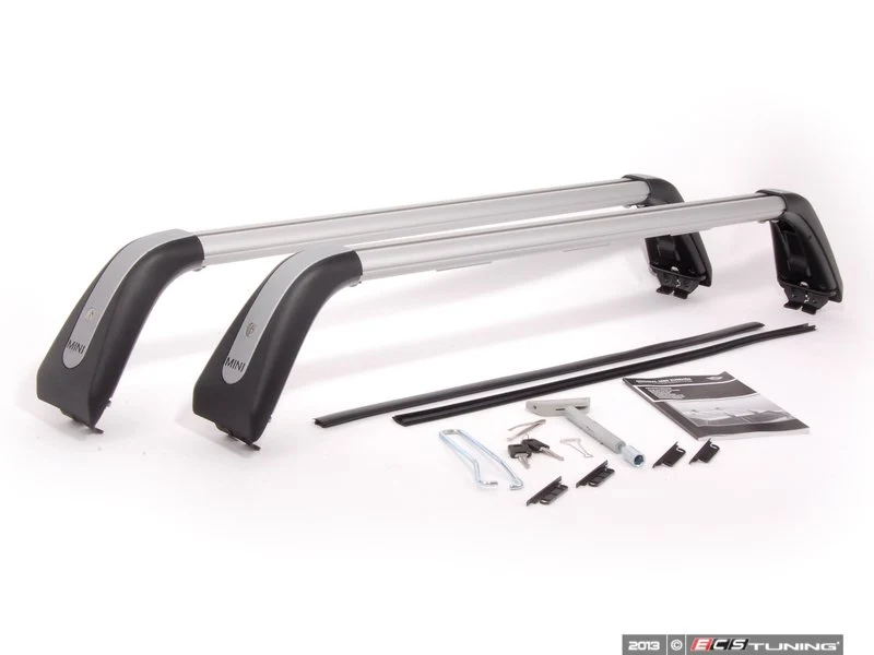 Barras portaequipajes de techo (base portadora) OEM 82712149225 para MINI R56, R56 LCI, Clubman R55, Clubman R55 LCI. Original MINI.