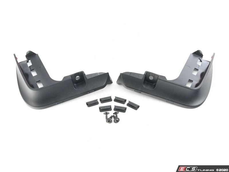 Juego de guardabarros delanteros (2 uds) negro OEM 82162338565 para MINI F56, F56 BEV, F56 LCI, F56 BEV LCI, MINI Cabrio F57, F57 LCI. Original MINI.
