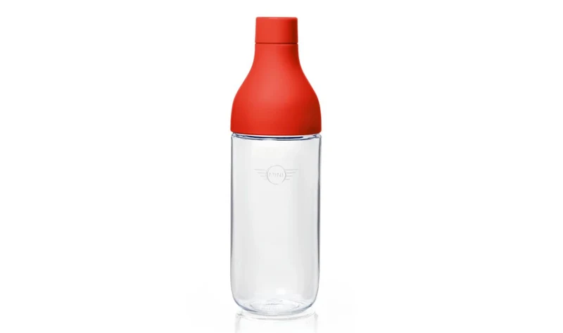 Botella de agua reutilizable MINI Colour Block Rebel Red 700 ml OEM 80285B32113 para MINI. Original MINI.