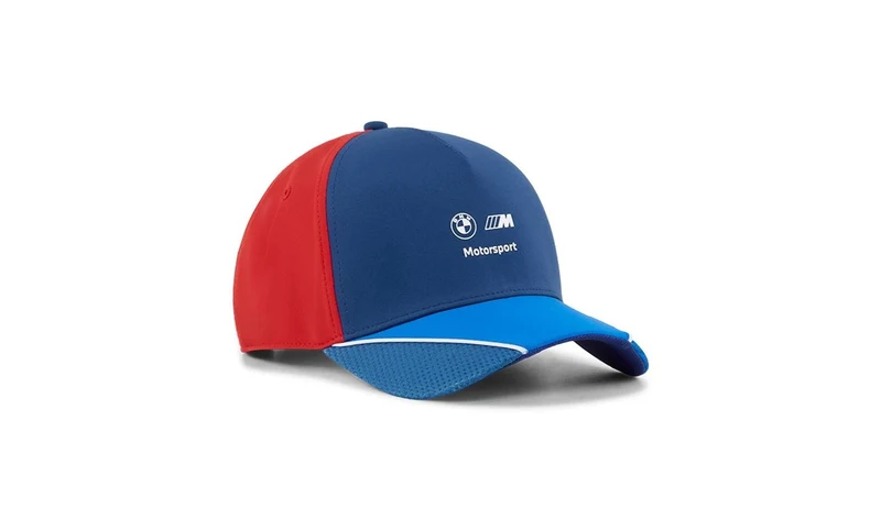 Gorra MMS BB Cap Pro Junior azul OEM 80165B5D0E8 válida para BMW. Original BMW.
