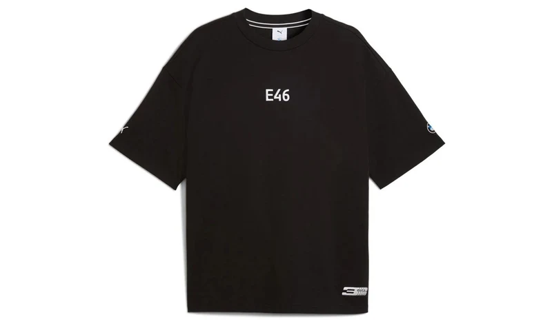 Camiseta gráfica negra OEM 80452461167 para BMW 50 Years Serie 3. Válido para BMW. Original BMW.