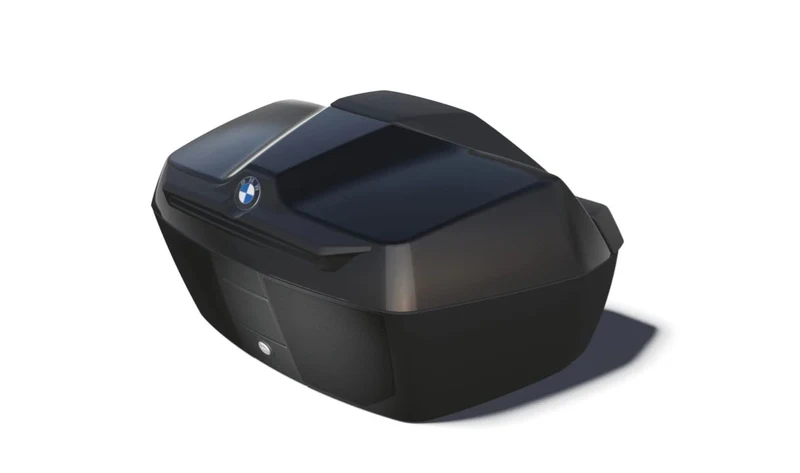 Carcasa exterior de tapa de topcase 54 litros blackstorm metallic OEM 46548829660 para motos BMW R 1300 RT (KA3) Original BMW Motorrad