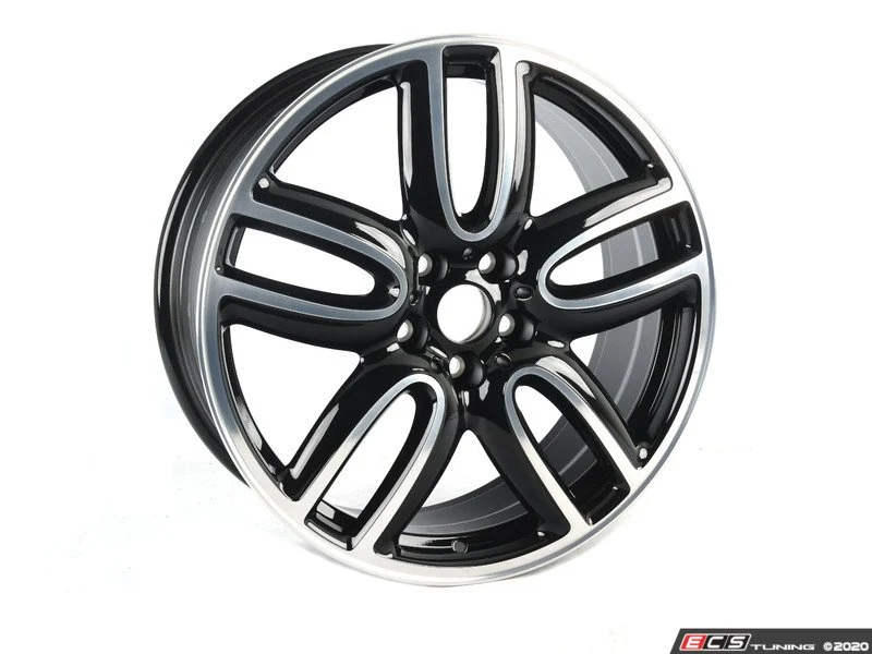 Llanta de aleación 8Jx19 ET47 JCW Course Spoke 523 Jet Black Uni OEM 36116856035 para MINI Countryman F60, F60 LCI y más. Original MINI.