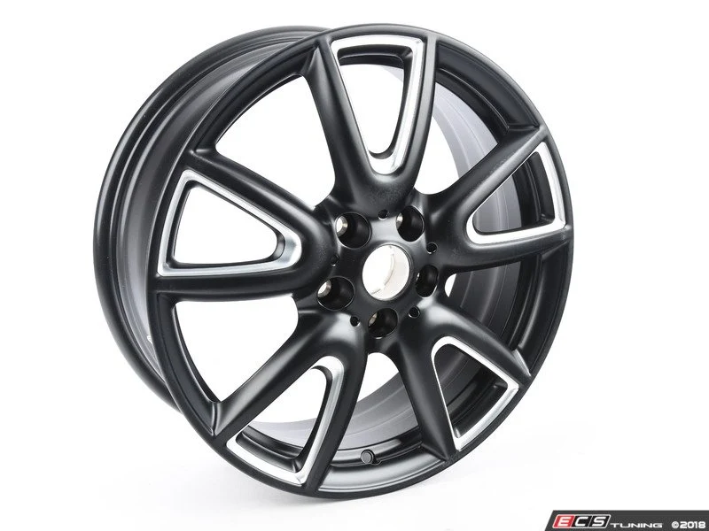 Llanta de aleación JCW Double Spoke 534 7Jx18 ET54 bicolor negro azabache mate OEM 36116855095 para MINI F55, F56, F57… y más. Original MINI