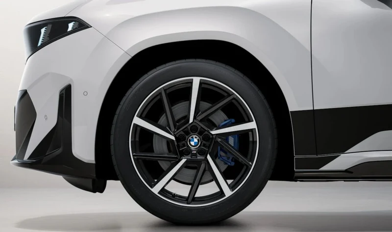 Llanta de aleación 9x21 ET26 M Star Spoke 1050 bicolor Jet Black uni/muy pulido OEM 36115A76597 para BMW, compatible con RDC. Original BMW.