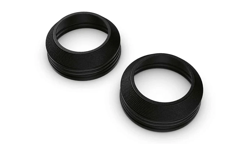 Juego de tapones inferiores de horquilla 2-Tone-Black OEM 77312471460 para motos BMW R 18, R 18 Classic, R 18 Roctane. Original BMW Motorrad.