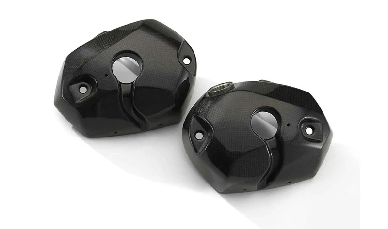 Juego de tapas de culata de carbono HP OEM 77128394184 para motos BMW R nineT, R nineT Pure, R nineT Scrambler, R nineT Racer, R nineT Urban G/S. Original BMW Motorrad.
