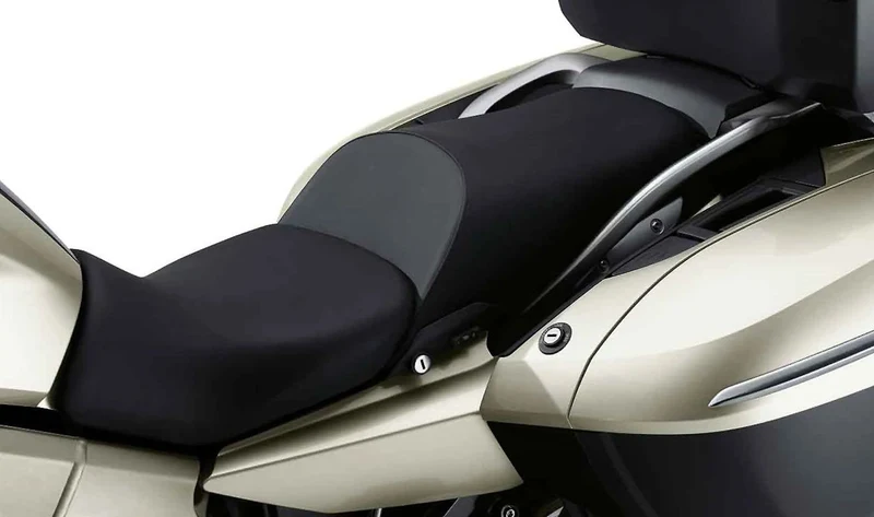 Asiento del conductor bajo negro OEM 52537712118 para motos BMW K 1600 GT y K 1600 GTL, regulable en altura. Original BMW Motorrad