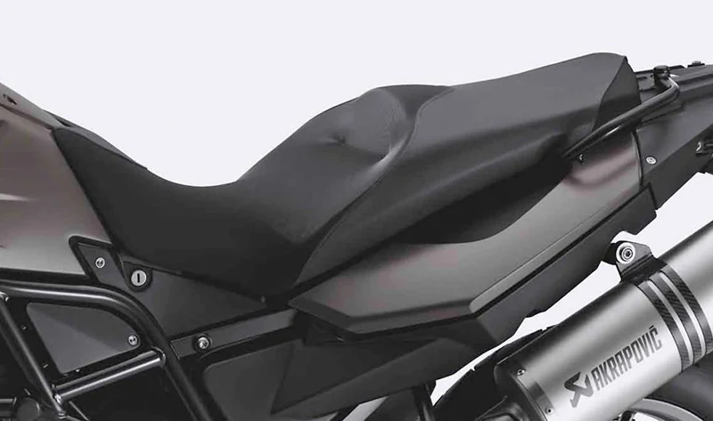 Asiento confort corrido antracita/negro OEM 52538546377 para motos BMW F 650 GS, F 700 GS, F 800 GS. Original BMW Motorrad.