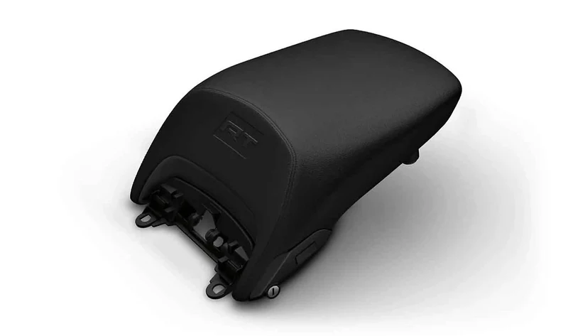 Asiento del acompañante negro OEM 52538395546 para motos BMW R 1200 RT, R 1250 RT (K52). Original BMW Motorrad.