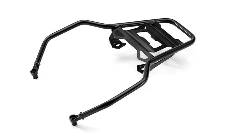 Puente portaequipajes trasero negro OEM 77412455701 para motos BMW R 1200 GS, R 1250 GS, R 1200 GS Adventure, R 1250 GS Adventure. Original BMW Motorrad