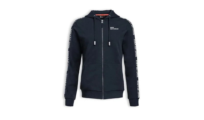 Sudadera con cremallera Make Life a Ride para mujer azul noche talla M OEM 76615B3E361 válido para BMW Original BMW Motorrad