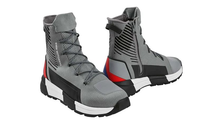 Zapatillas de moto KnitRace gris talla 36 OEM 76225A80950 para motos BMW. Original BMW Motorrad.