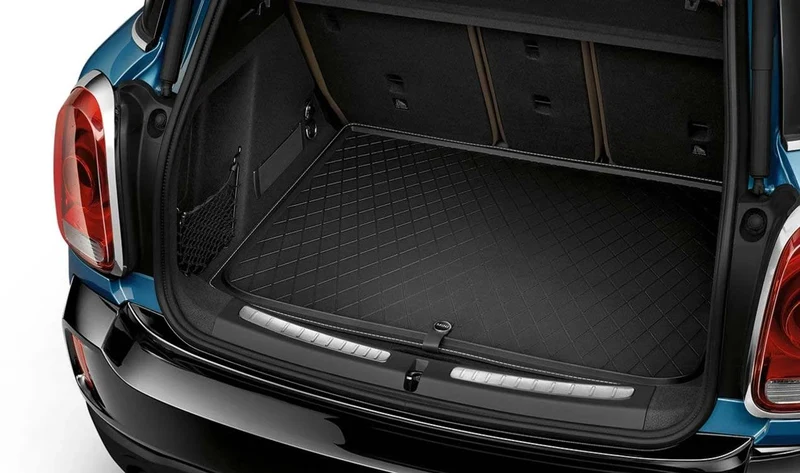 Alfombrilla moldeada de maletero negra OEM 51472447613 para MINI Countryman F60, F60 LCI... y más. Original MINI