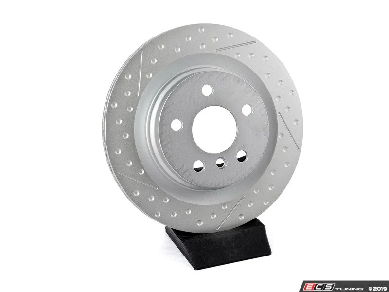 Disco de freno trasero ventilado perforado OEM 34216864135 para MINI Clubman F54, Clubman F54 LCI, Countryman F60. Original MINI