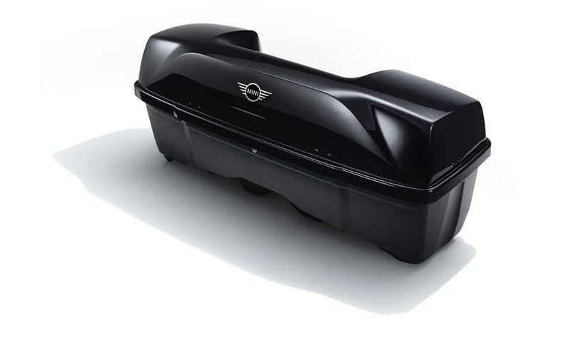 Caja trasera negra para portabicicletas trasero OEM 82725A57171 válido para MINI. Original MINI.