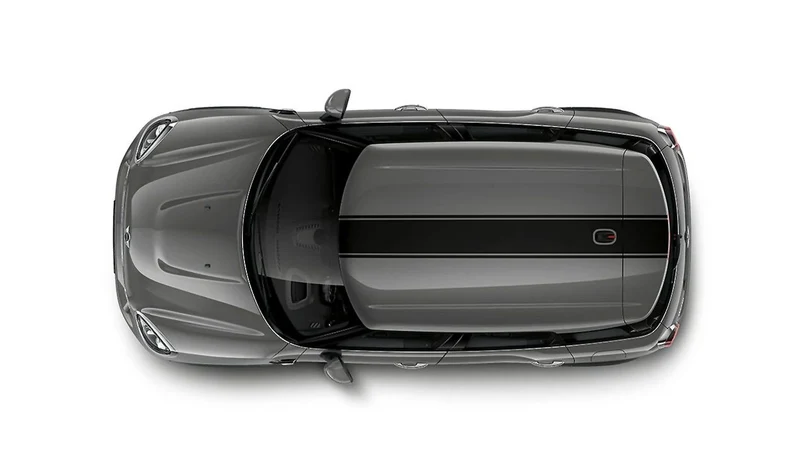 Kit de bandas deportivas de techo negro OEM 51142414407 para MINI Countryman F60, F60 LCI, techo estándar o de cristal. Original MINI.