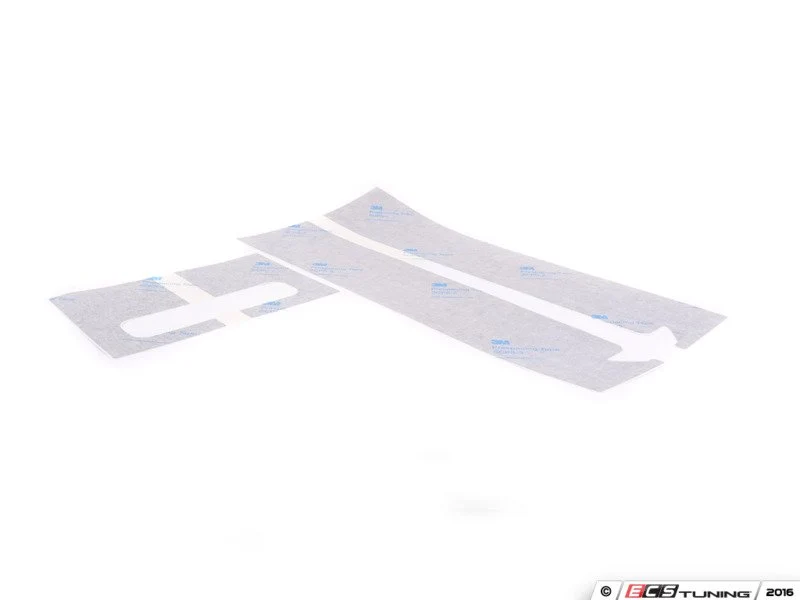 Kit de franjas deportivas negras delantero y portón trasero OEM 51142414310 para MINI F56, F56 BEV y F57. Original MINI
