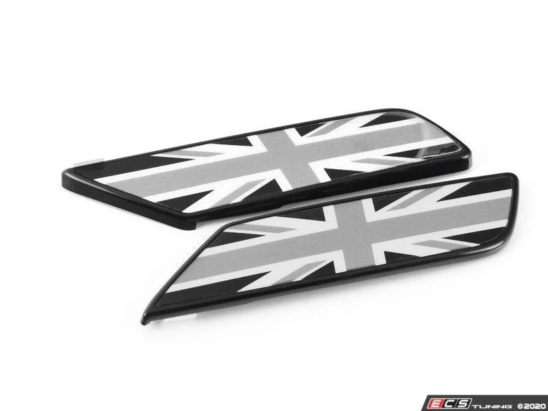Kit de embellecedores laterales Black Jack OEM 51132365734 para MINI Clubman F54 y F54 LCI. Original MINI