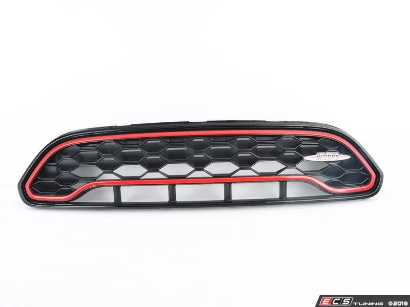 Rejilla decorativa delantera capó Piano Black OEM 51712414981 para MINI Countryman F60… y más. Original MINI.