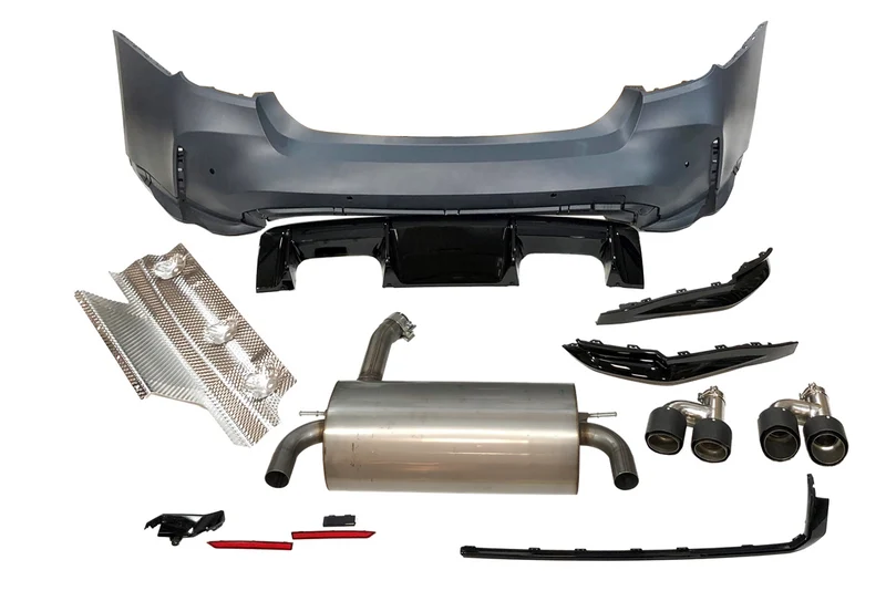 Paragolpes Trasero BMW F30 Look G80 Escape