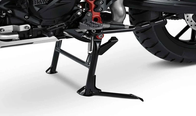 Caballete central OEM 46528528636 para motos BMW F 700 GS K70 (2012-2017). Original BMW Motorrad.