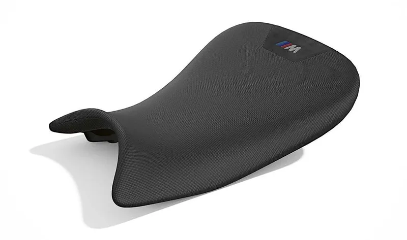 Asiento del conductor bajo M 810 mm OEM 52535A250A6 para motos BMW S 1000 R, M 1000 R. Original BMW Motorrad.