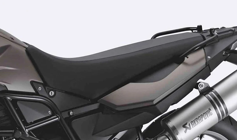 Asiento Rallye gris/negro OEM 71607719751 para motos BMW F 650 GS, F 700 GS, F 800 GS. Original BMW Motorrad.