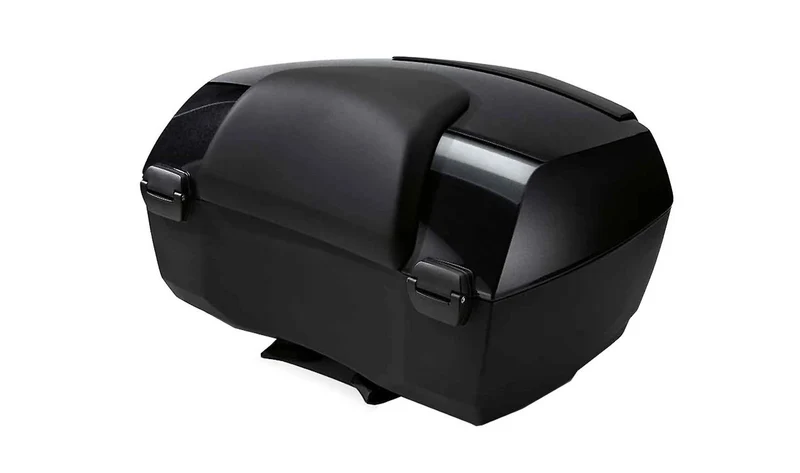 Top case Touring trasero 49L negro carbón OEM 46548405348 para motos BMW R 1200 RT, R 1250 RT. Original BMW Motorrad.