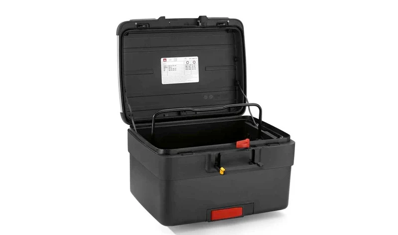 Top case Vario trasero regulable 25-35 l negro/plata OEM 77407721037 para motos BMW R 1200 GS, R 1250 GS Original BMW Motorrad
