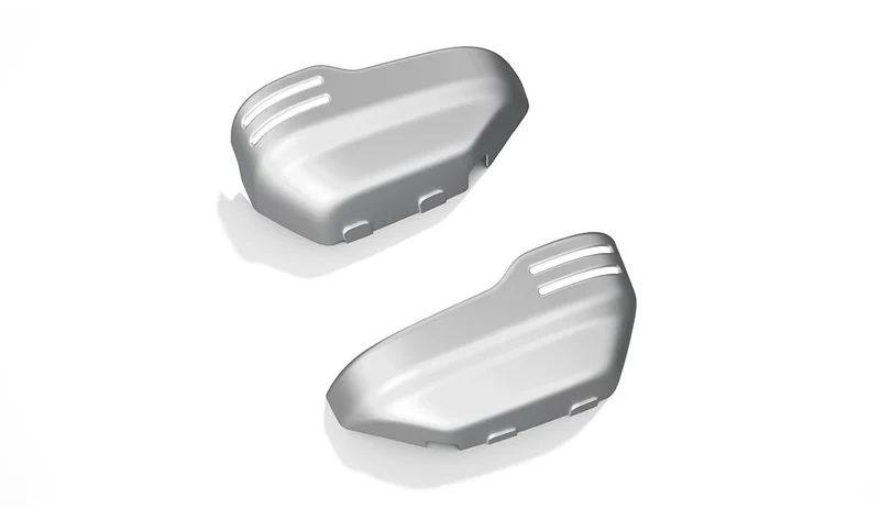Juego de protectores de tapa de culata OEM 77148829298 para motos BMW R 12 nineT, R 12 nineT A2, R 12 y R 12 G/S. Original BMW Motorrad