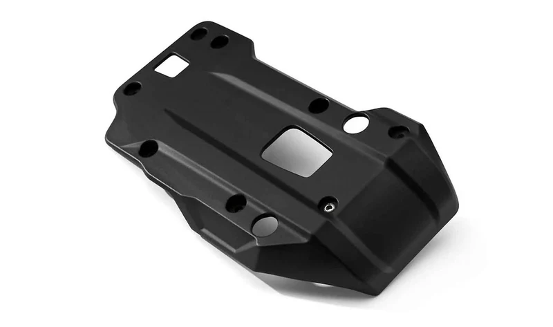Juego de protección inferior del motor negro OEM 11848405374 para motos BMW F 750 GS, F 800 GS. Original BMW Motorrad.